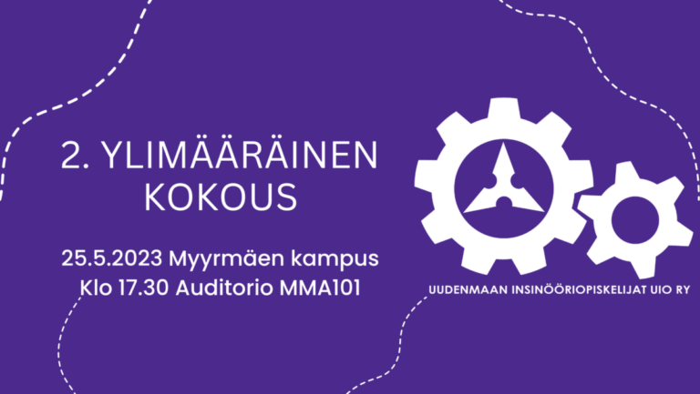 Read more about the article UIO ry:n 2. Ylimääräinen yhdistyksen kokous 2023